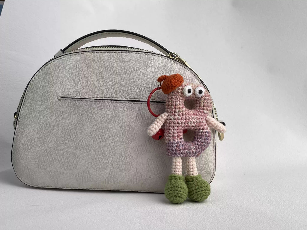 26 Alphabet Crochet Toy -  Diy Crochet Key Chain | Bag Fashion Accessories - B - image 9