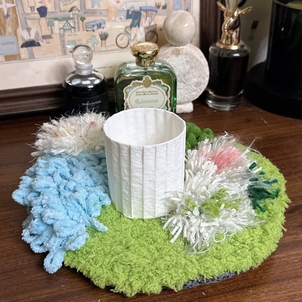 Handmade Creative Moss Crochet Coasters - Wonderful  Desk Decoration | Special Gifts For Friends - image 4