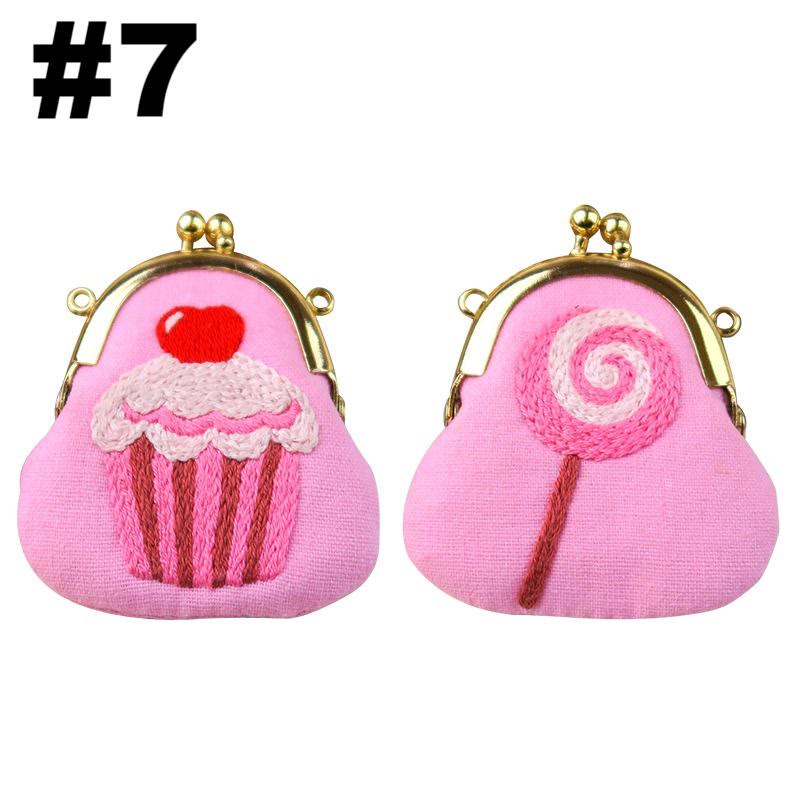 Handmade Mini Lock Coin Purse  Kit | Embroidery Starter Diy Crafts | Wonderful Gifts For Her - #7 - image 9
