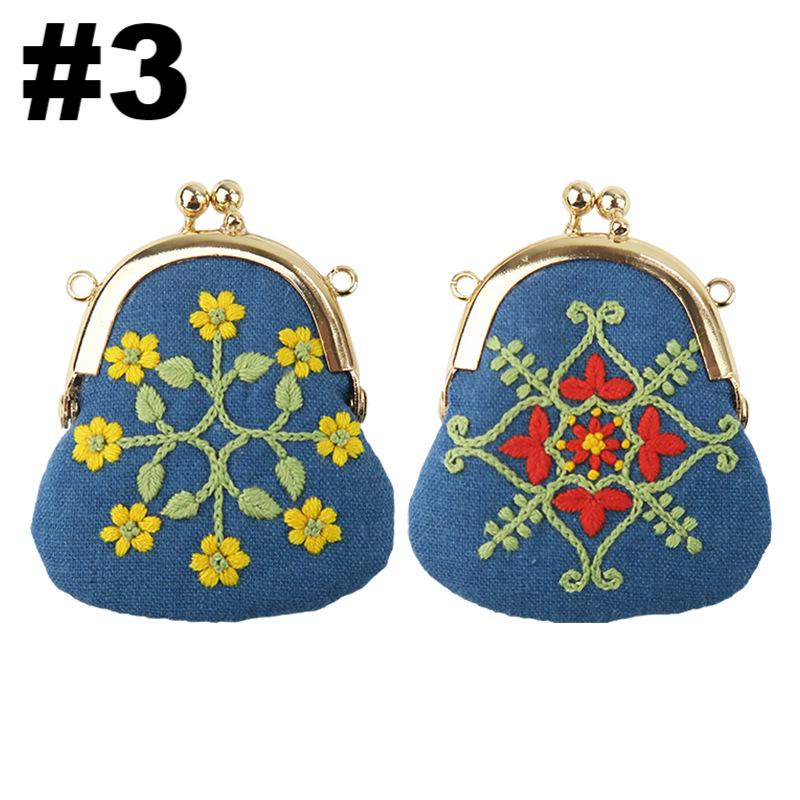 Handmade Mini Lock Coin Purse  Kit | Embroidery Starter Diy Crafts | Wonderful Gifts For Her - #3 - image 5