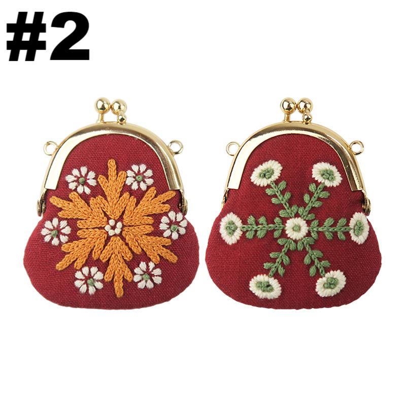 Handmade Mini Lock Coin Purse  Kit | Embroidery Starter Diy Crafts | Wonderful Gifts For Her - #2 - image 4