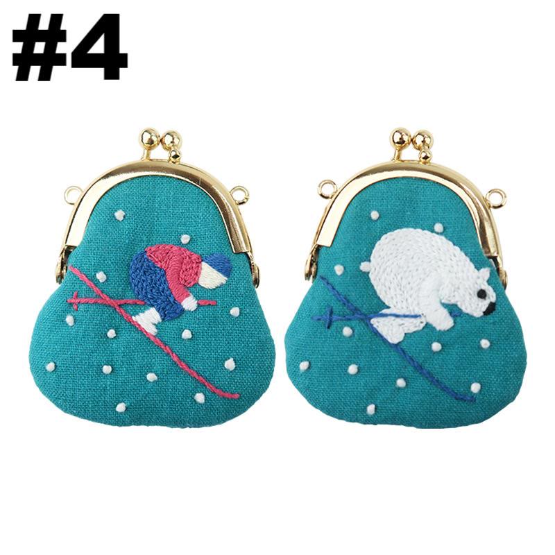 Handmade Mini Lock Coin Purse  Kit | Embroidery Starter Diy Crafts | Wonderful Gifts For Her - #4 - image 6