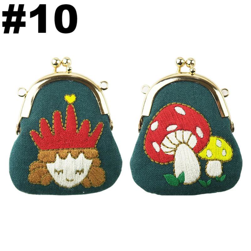 Handmade Mini Lock Coin Purse  Kit | Embroidery Starter Diy Crafts | Wonderful Gifts For Her - #10 - image 12