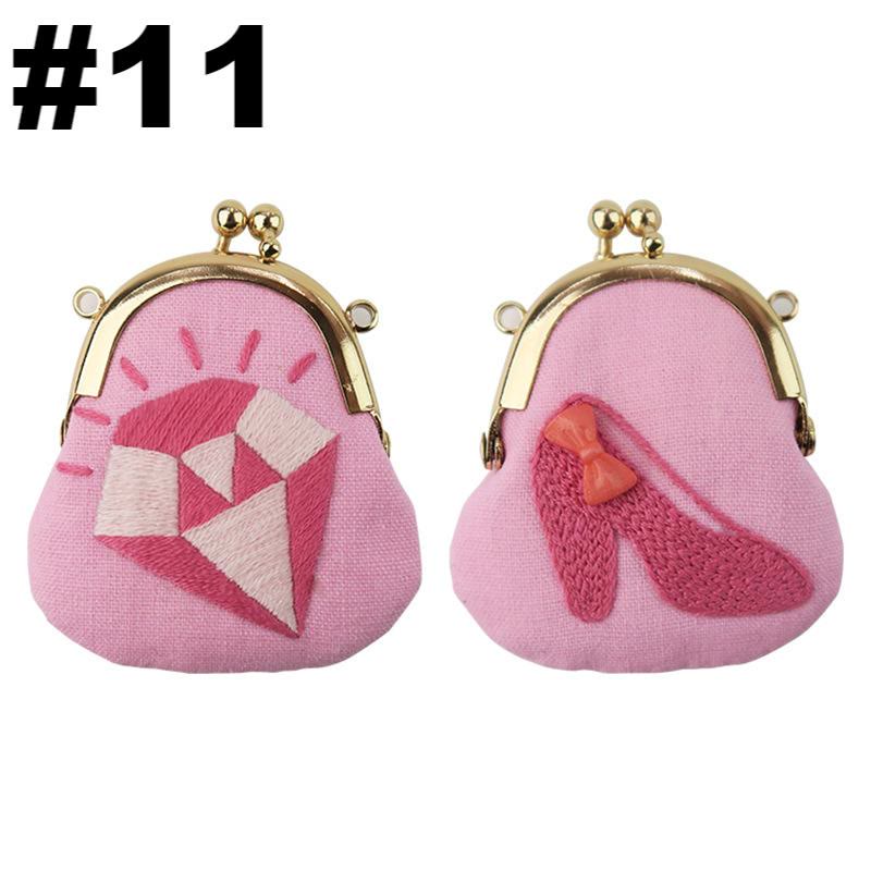 Handmade Mini Lock Coin Purse  Kit | Embroidery Starter Diy Crafts | Wonderful Gifts For Her - #11 - image 13