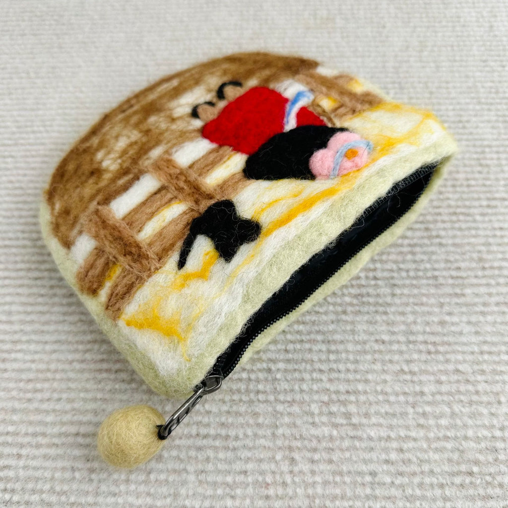 Needle Felted Bag - Handmak Mini Purse | Portable Daily Coin Bag - image 6