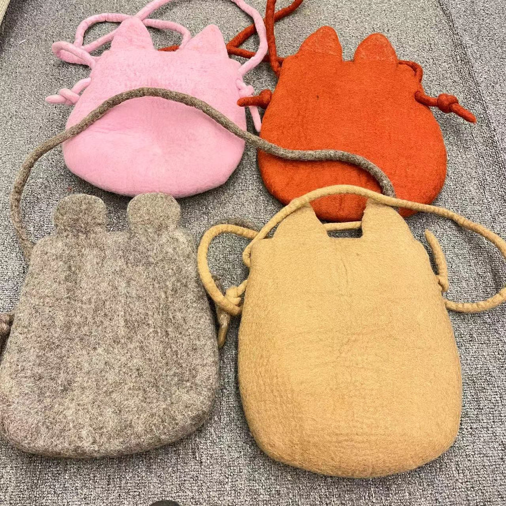 Needle Felted Bag - Adorable Animal Crossbody Bags |  Various Size Bag | Perfect And Versatility Gifts For Mom - image 14