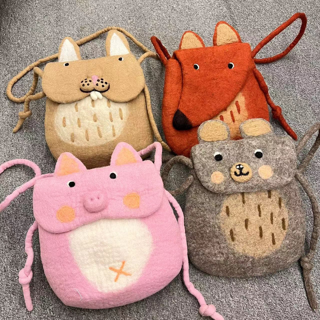 Needle Felted Bag - Adorable Animal Crossbody Bags |  Various Size Bag | Perfect And Versatility Gifts For Mom - image 0
