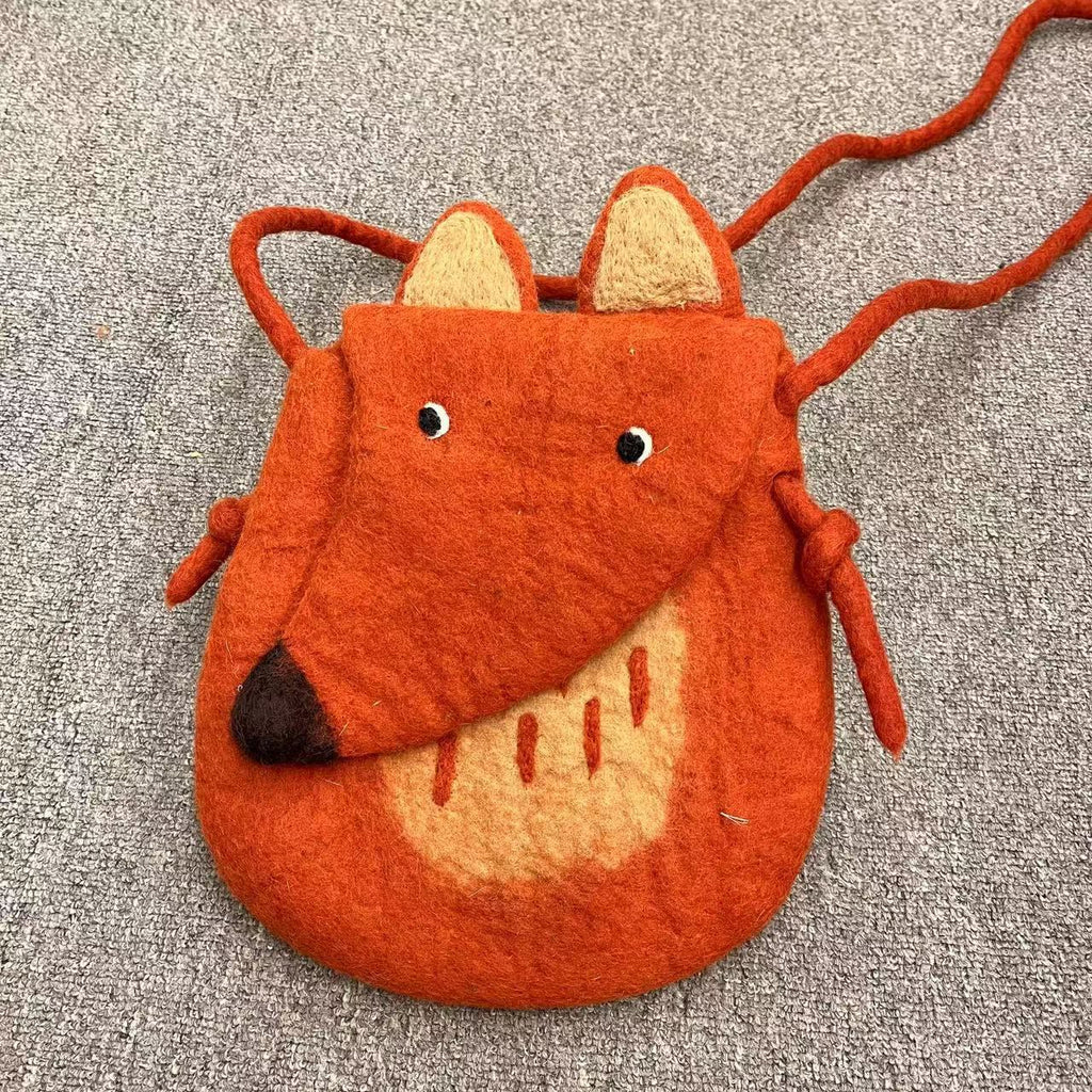 Needle Felted Bag - Adorable Animal Crossbody Bags |  Various Size Bag | Perfect And Versatility Gifts For Mom - L-Fox - image 1