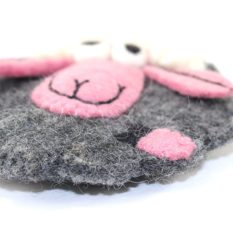 Needle Felted Bag - Round Sheep Coin Purse | Cute Handmade Money Pouch |  Lovely Gift For Kids - image 16