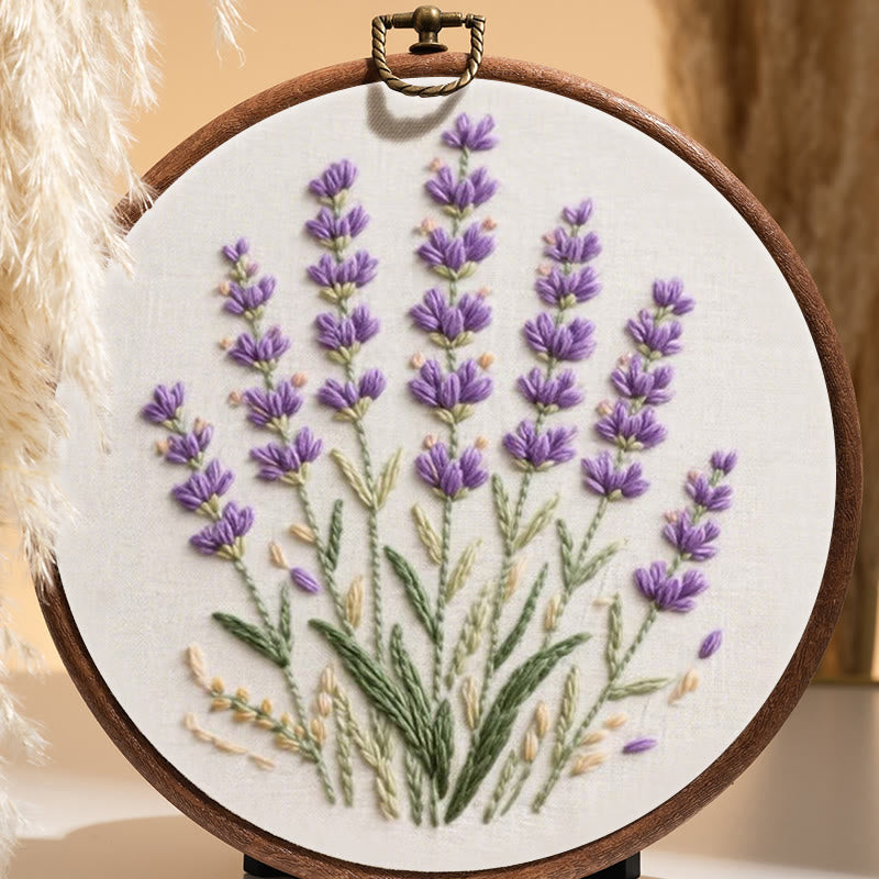 Rubbyoo Embroidery Kit - Charming Lavender | Beginner Friendly Needlework Craft  - image 3