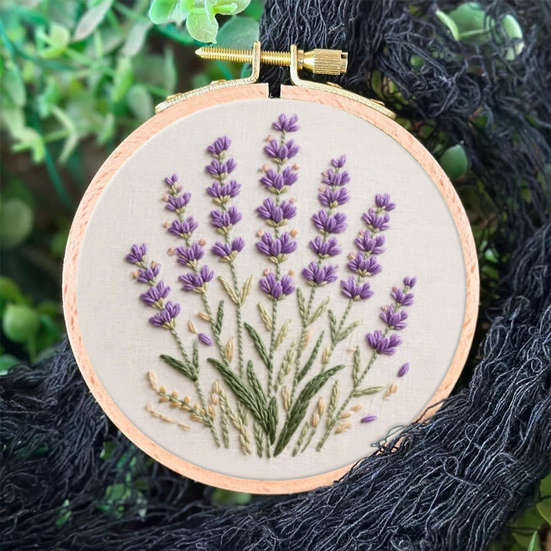 Rubbyoo Embroidery Kit - Charming Lavender | Beginner Friendly Needlework Craft  - image 7
