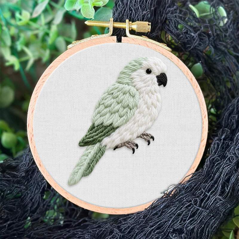 Rubbyoo Embroidery Kit - Cute Parrot | Thoughtful Gift For Bird Lover  - image 6