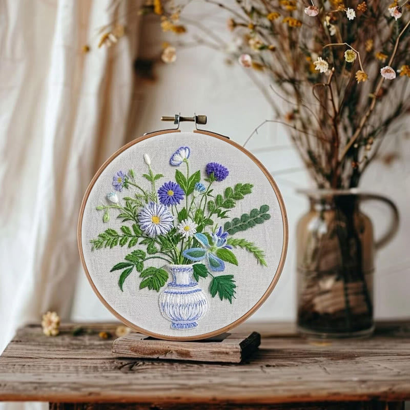 Rubbyoo Embroidery Kit - Beautiful Daisies Flowers  |  Handmake Wall Art Decor - image 8