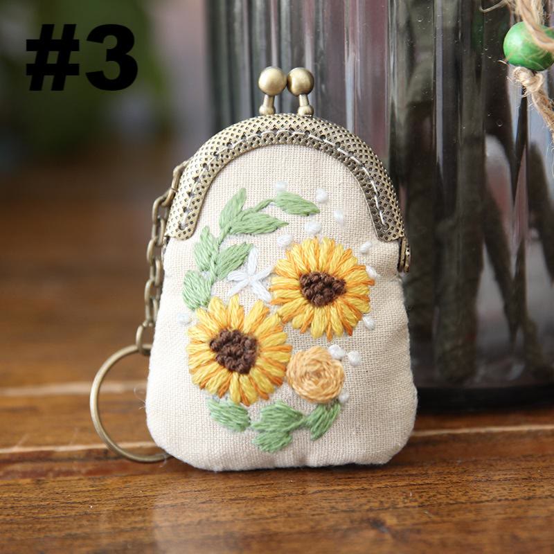 Handmade Mini Lock Coin Purse Kit | Diy Necklace Needlework Bag | Simple Sewing Bag For Women - #3 - image 4