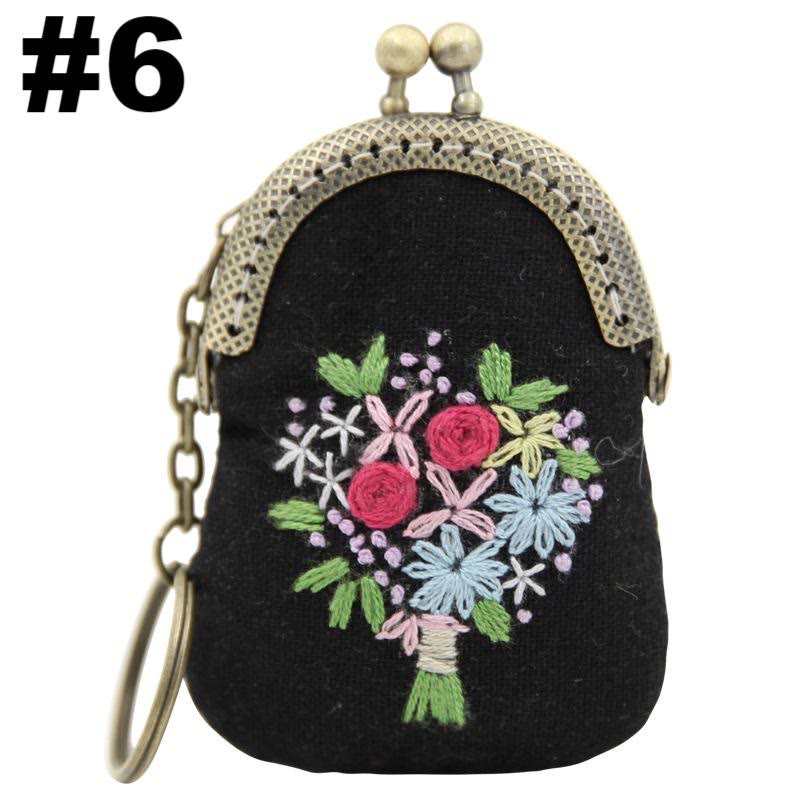 Handmade Mini Lock Coin Purse Kit | Diy Necklace Needlework Bag | Simple Sewing Bag For Women - #6 - image 7