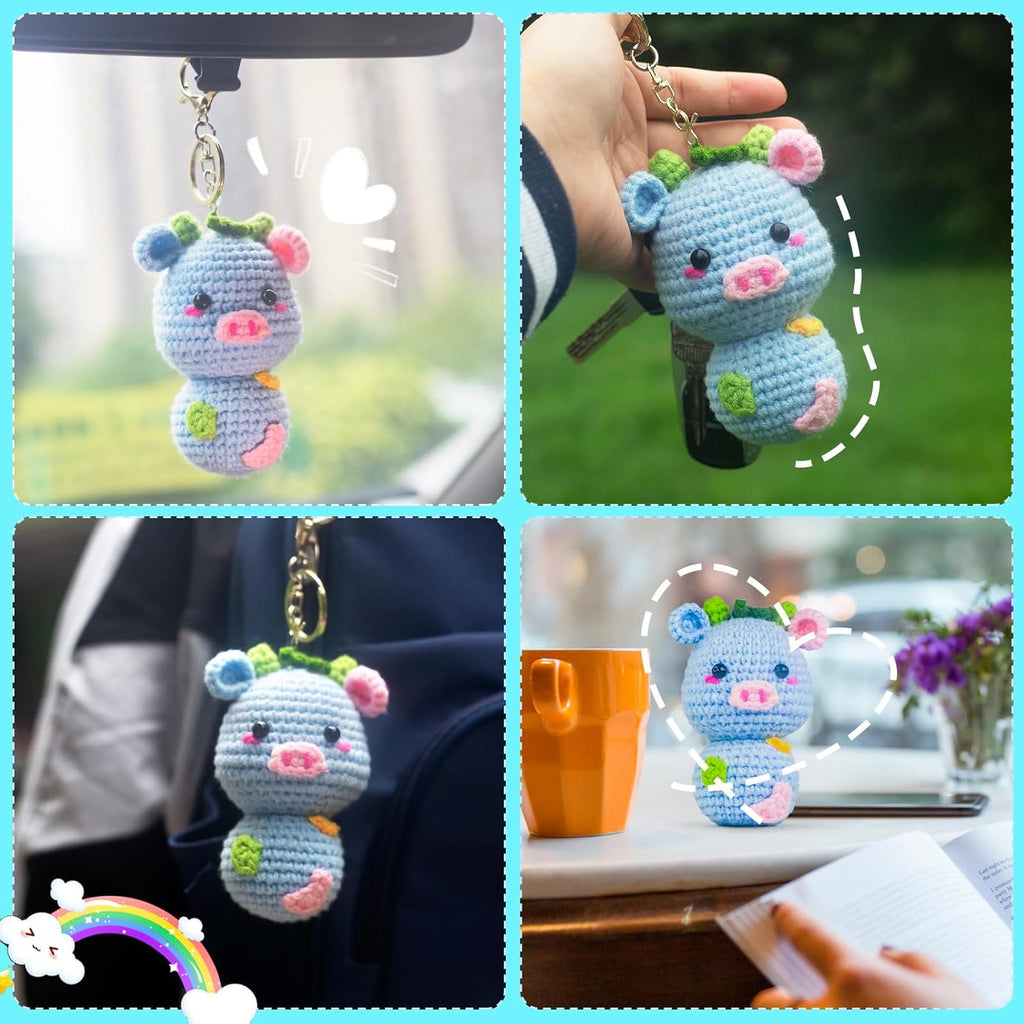  Handmade Small Cow Crochet Kit - Diy Fashion  Accessories |  Gifts For Handcraft Enthusiast - image 4