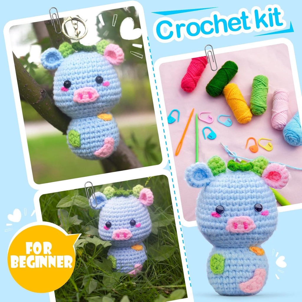  Handmade Small Cow Crochet Kit - Diy Fashion  Accessories |  Gifts For Handcraft Enthusiast - image 7