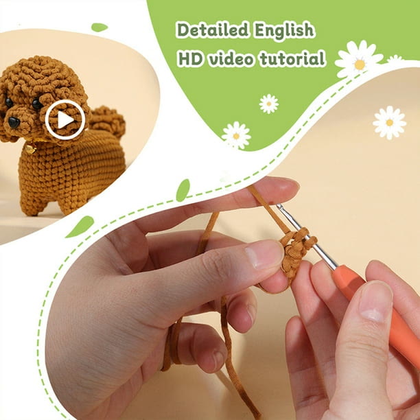  Handmade Teddy Dog Crochet Kit - Great Gifts For Dog Lovers | Diy Puppy Crafting Set - image 8