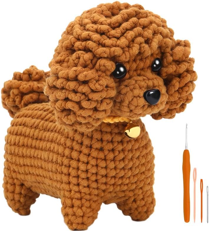  Handmade Teddy Dog Crochet Kit - Great Gifts For Dog Lovers | Diy Puppy Crafting Set - image 6