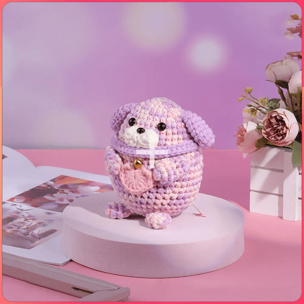  Handmade Petty Dog Crochet Kit - Cute  Puppy Gifts For Lovers |  Fashion Bagpack Accessories  - Petty Dog Crochet Kit - image 0