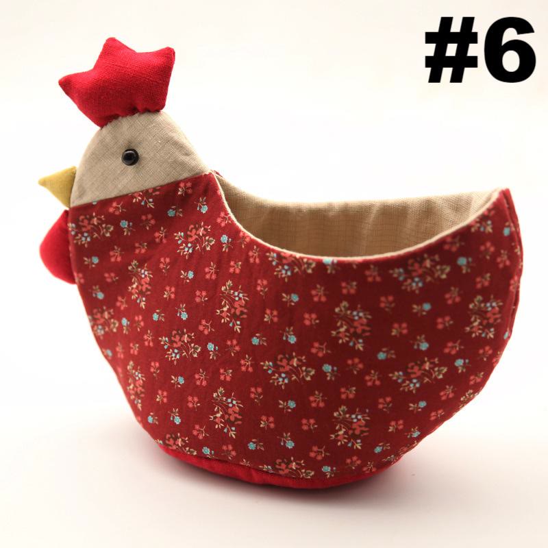 Embroidery Cocks Storage Basket Kit | Diy Patchwork Doll For Beginners | Suitable Housewarming Gifts - #6 - image 8