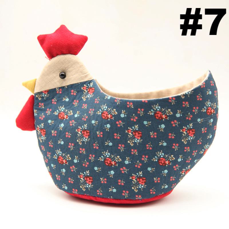 Embroidery Cocks Storage Basket Kit | Diy Patchwork Doll For Beginners | Suitable Housewarming Gifts - #7 - image 9