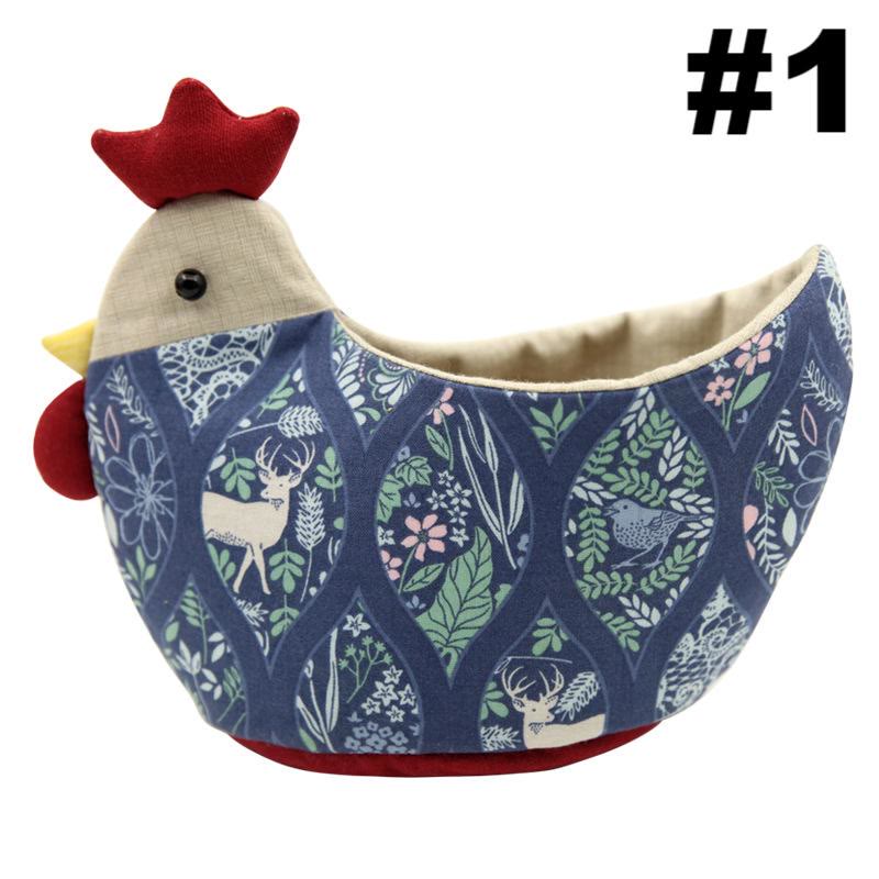 Embroidery Cocks Storage Basket Kit | Diy Patchwork Doll For Beginners | Suitable Housewarming Gifts - #1 - image 3
