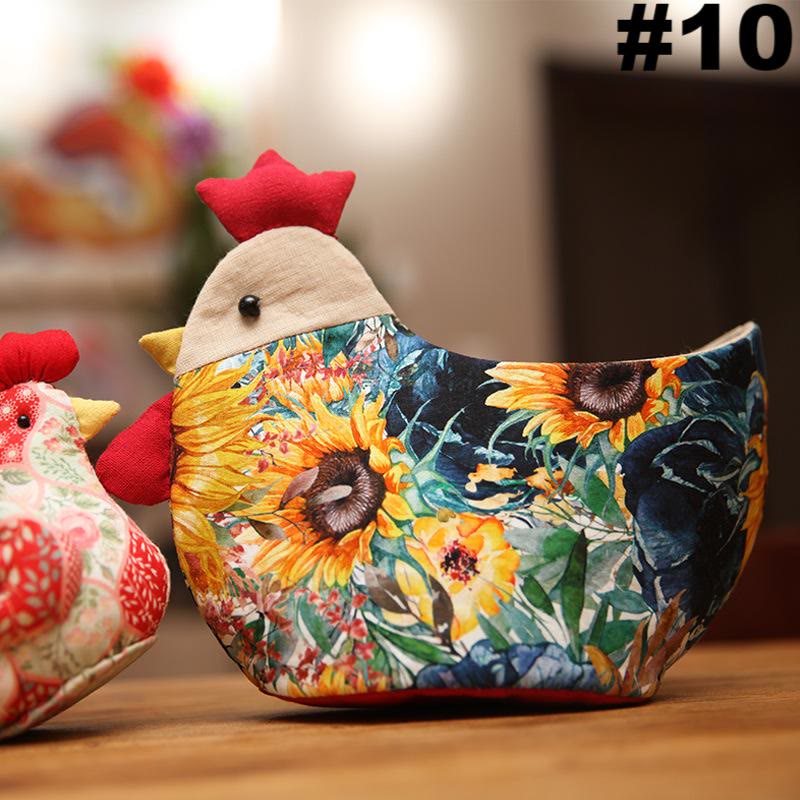 Embroidery Cocks Storage Basket Kit | Diy Patchwork Doll For Beginners | Suitable Housewarming Gifts - #10 - image 12