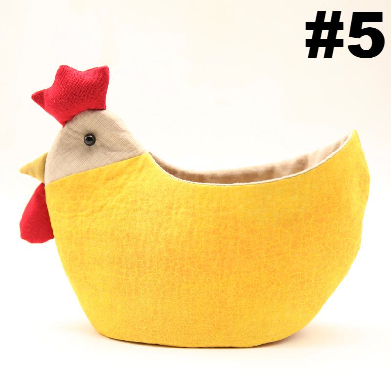 Embroidery Cocks Storage Basket Kit | Diy Patchwork Doll For Beginners | Suitable Housewarming Gifts - #5 - image 7