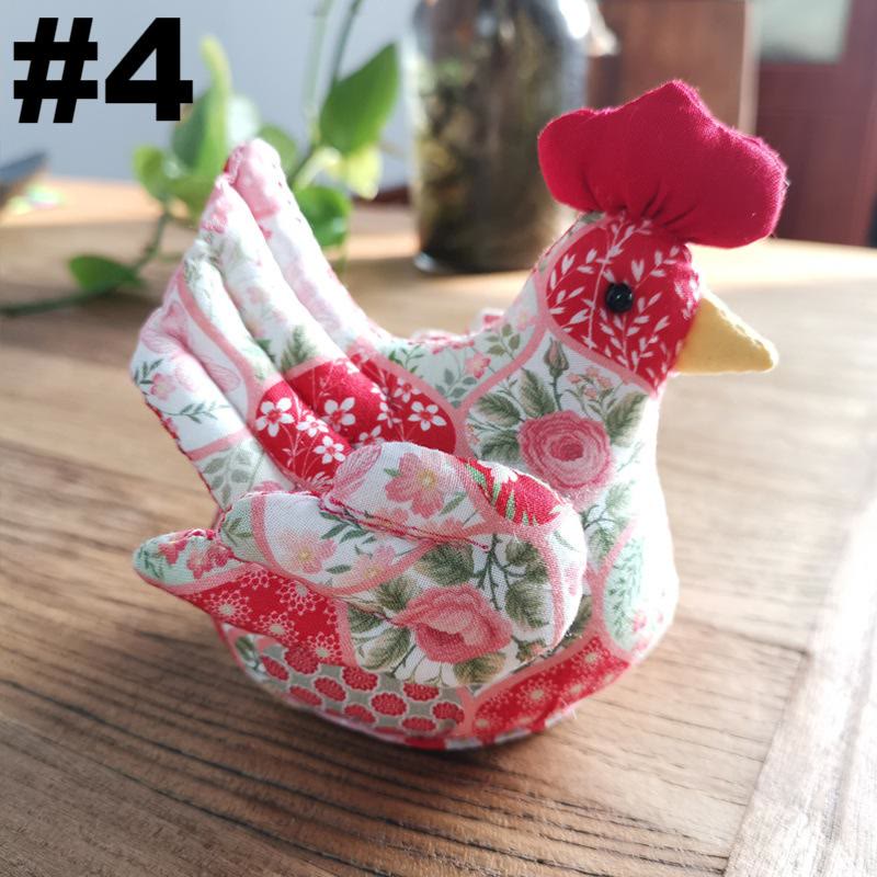 Embroidery Patchwork Rooster Kit | Unique Handmake Decor | Animal Lovers Gifts  - #4 - image 4