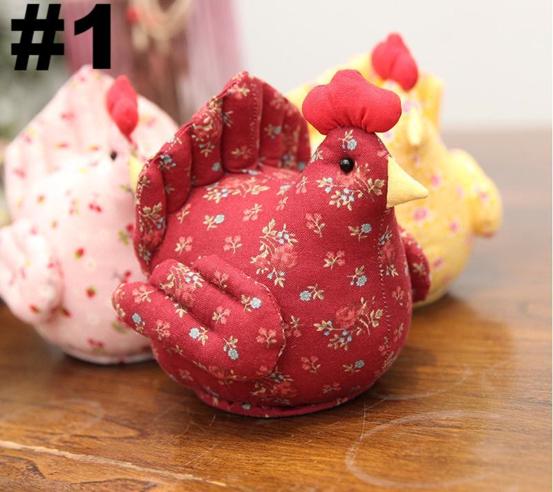 Embroidery Patchwork Rooster Kit | Unique Handmake Decor | Animal Lovers Gifts  - #1 - image 1