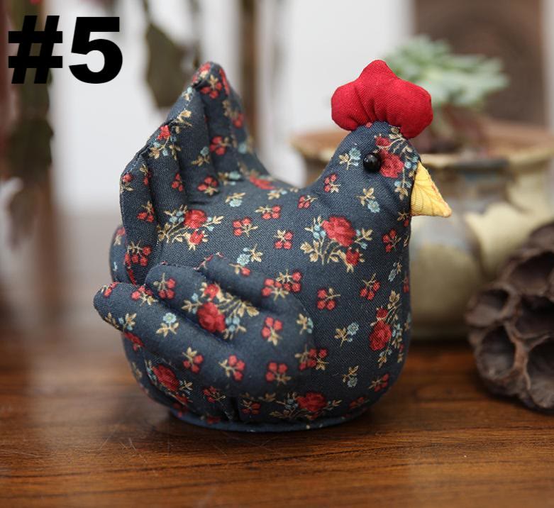 Embroidery Patchwork Rooster Kit | Unique Handmake Decor | Animal Lovers Gifts  - #5 - image 5