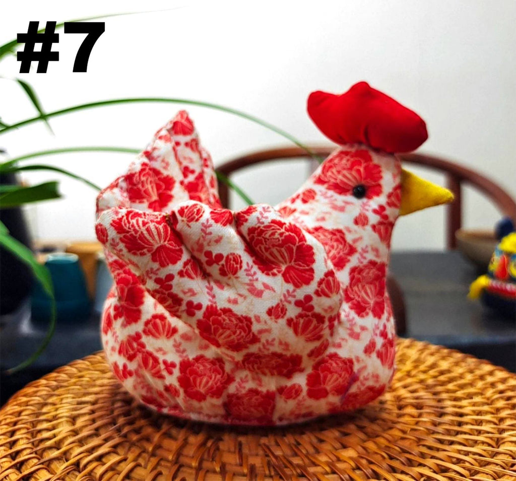 Embroidery Patchwork Rooster Kit | Unique Handmake Decor | Animal Lovers Gifts  - #7 - image 7