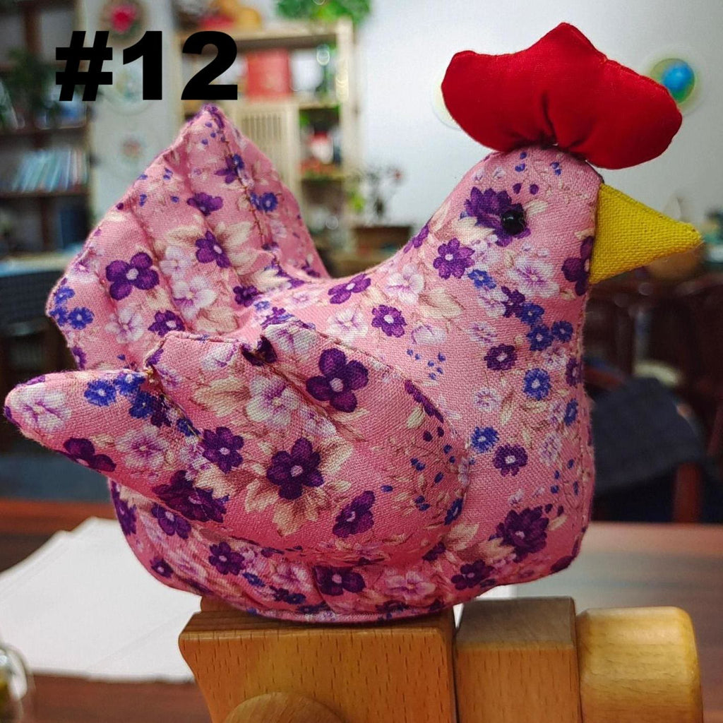 Embroidery Patchwork Rooster Kit | Unique Handmake Decor | Animal Lovers Gifts  - #12 - image 12