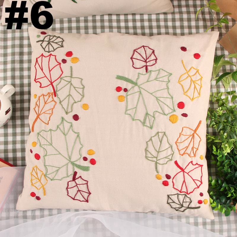 Embroidered  Pillow Case Kits  | Diy Craft Enthusiasts Gift |  Beautiful Floral Needlecrafts  - #6 - image 7