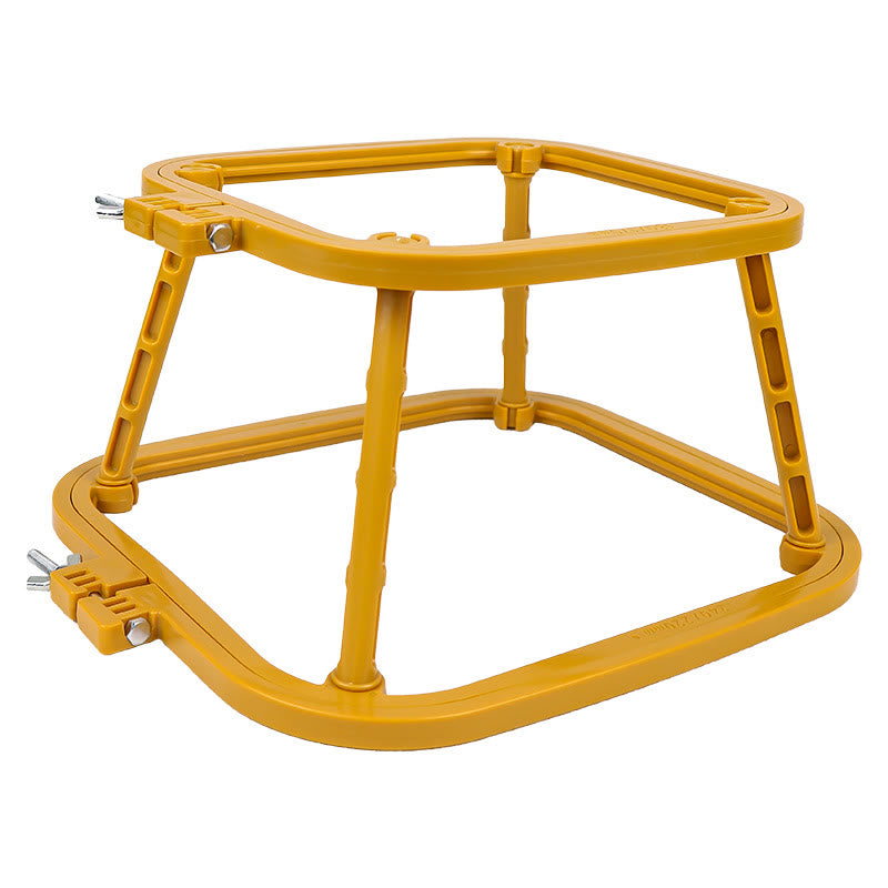 Embroiderey Frame Holder | Adjustable Double Layer Stand Hoop | Desktop Handmade Craft Frames - Khaki - Large - image 8