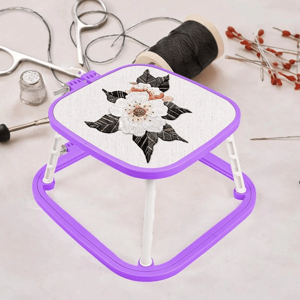 Embroiderey Frame Holder | Adjustable Double Layer Stand Hoop | Desktop Handmade Craft Frames - image 0