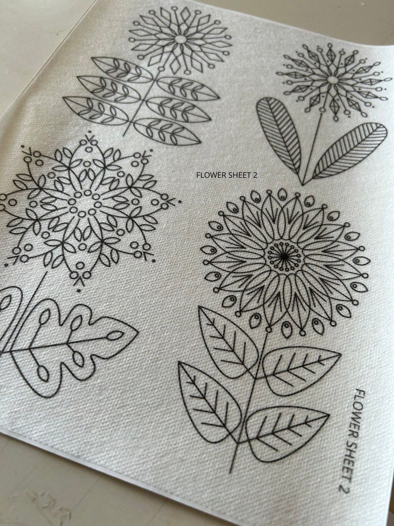  Flowers And Animal  Patterns | Stick And Stitch Embroidery | Embroidery For Clothes  - Flower sheet 2 - image 3