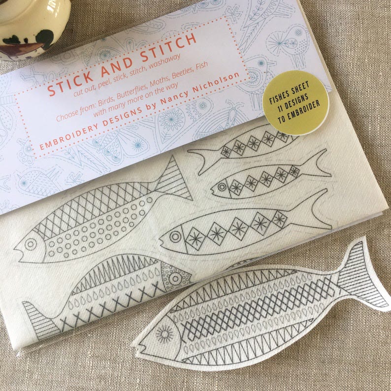  Flowers And Animal  Patterns | Stick And Stitch Embroidery | Embroidery For Clothes  - Fish - image 6