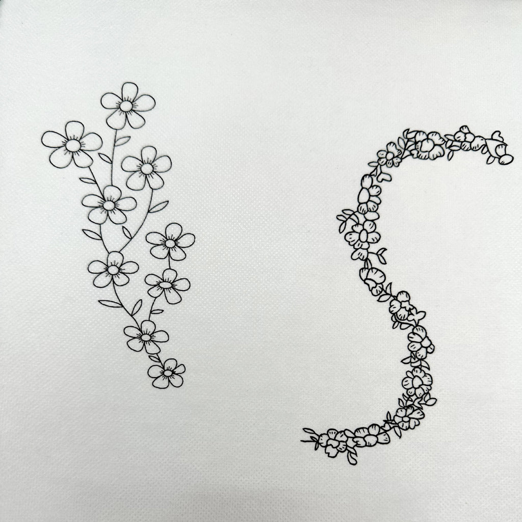  Floral Series Stick And Stitch Embroidery Patterns | Embroidery For Clothes  - Flower D - image 6
