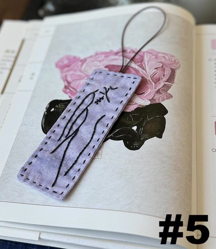 Embroidery Rectangle Bookmark Kit | Diy Gifts For Mother Day | Unique Flower  Carft - #5 - image 5