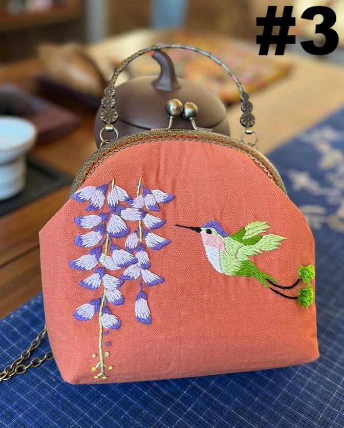 Embroidery Kiss Lock Bag Kit | Diy Stylish Coin Purse | Perfect for beginners - #3 - image 4