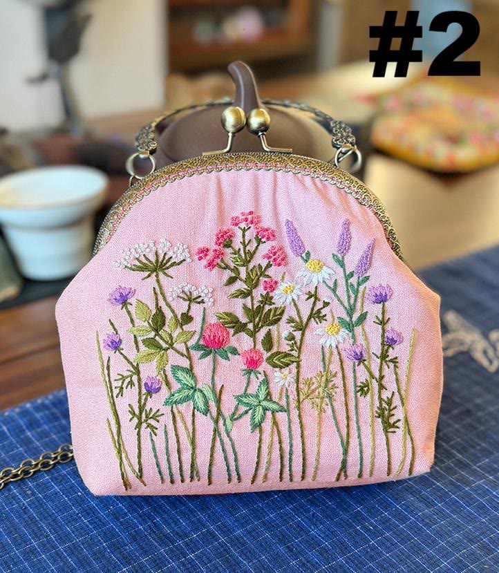 Embroidery Kiss Lock Bag Kit | Diy Stylish Coin Purse | Perfect for beginners - #2 - image 3
