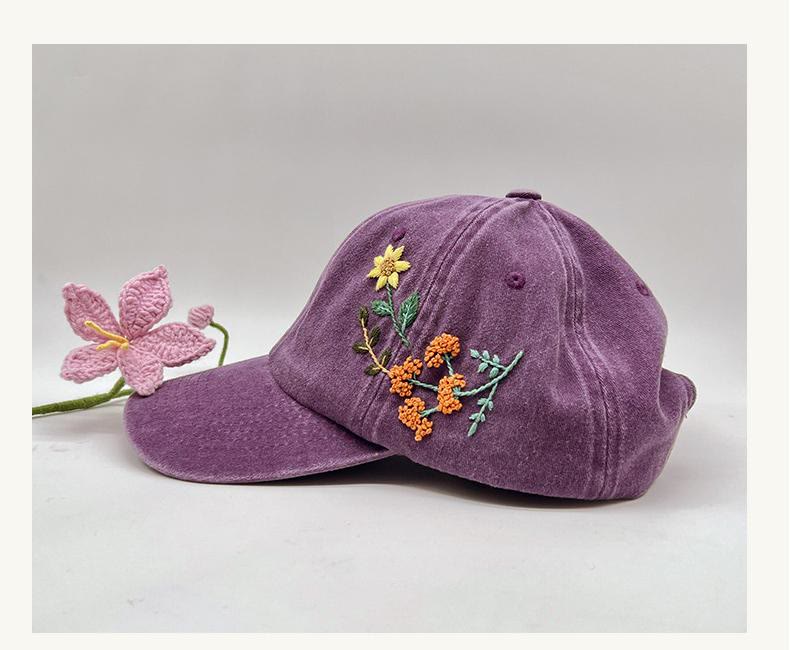 Embroidery Baseball Cap Kit | Handmake Fashion Accessories | Nice Personalized Gift - image 2