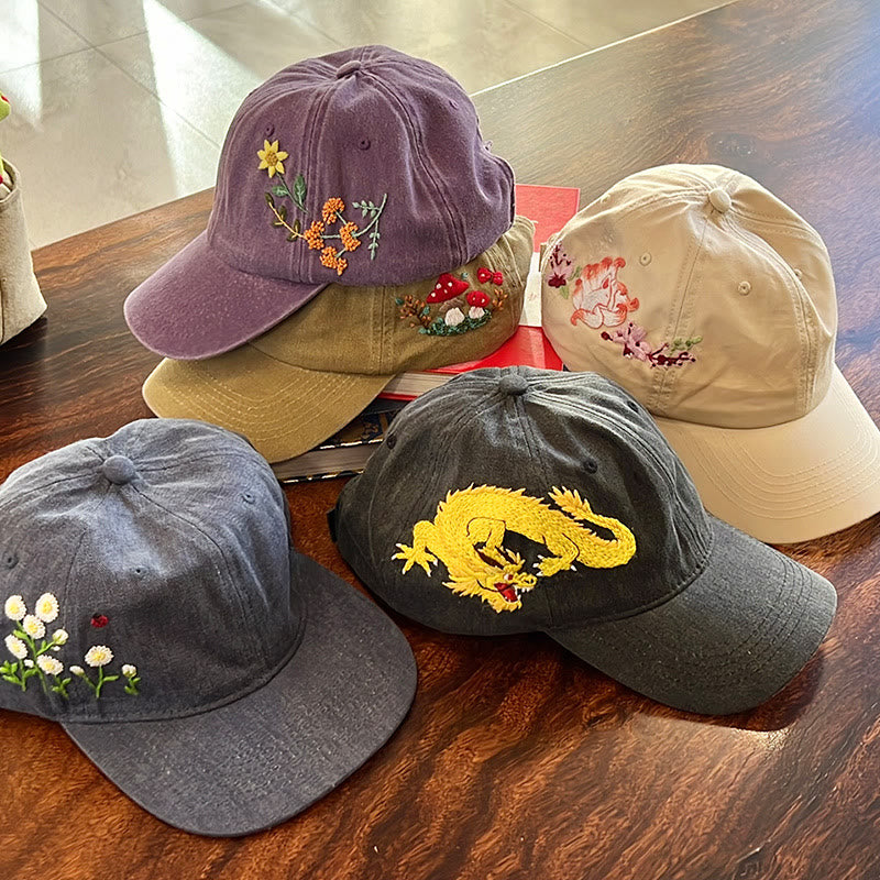 Embroidery Baseball Cap Kit | Handmake Fashion Accessories | Nice Personalized Gift - image 0