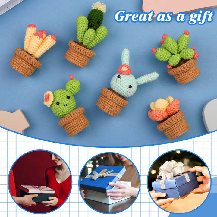  Handmade Potted Rabbit Crochet Kit - Lovely Keyring Accessories | Diy Crafts For Birthday Gifts - image 4