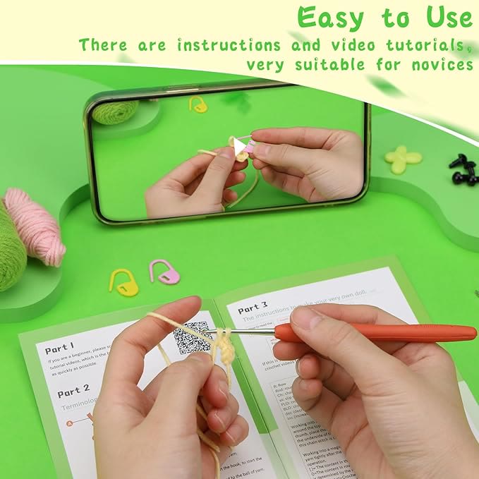  Handmade Yellow Potted Plant Crochet Kit - Adorable Crocheted Collections | Beginner-friendly Craft - image 3