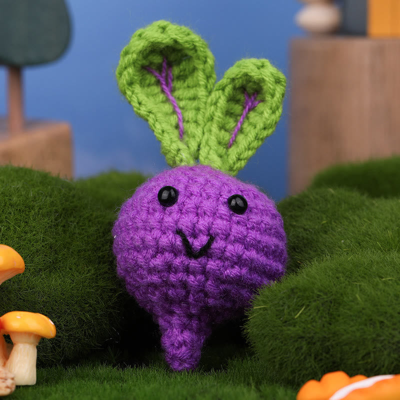  Handmade Vegetable Series Crochet Kit - Diy Crocheted Toys  | Creative Gifts For Kids  - image 2