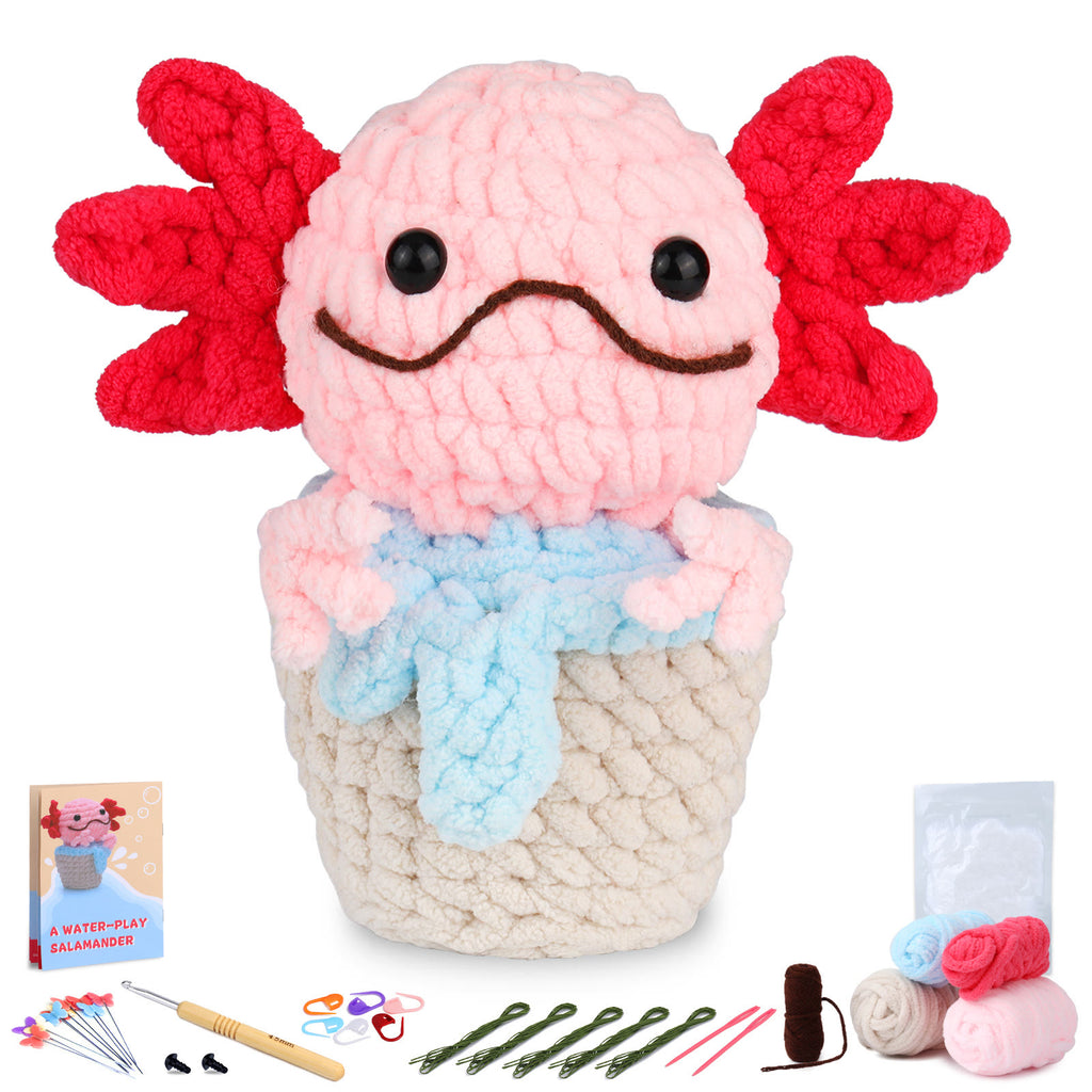  Handmade Salamander Crochet Kit - Unique Home Ornament |  Easy Diy Handicraft - image 5