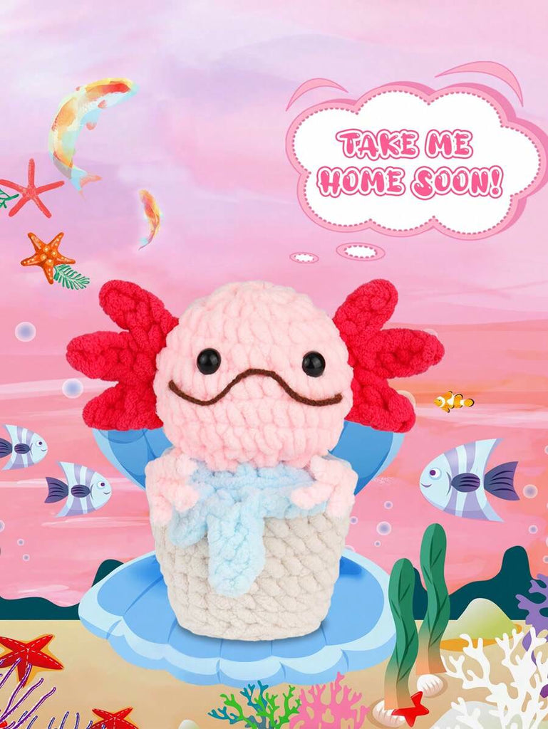  Handmade Salamander Crochet Kit - Unique Home Ornament |  Easy Diy Handicraft - Handmade Salamander Crochet Kit - image 1